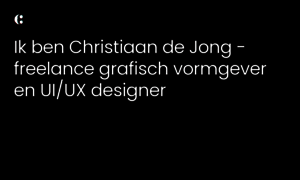 Christiaandejong.nl thumbnail