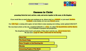 Christian-oneness.org thumbnail