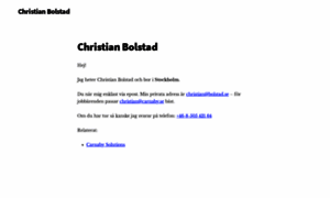 Christianbolstad.se thumbnail