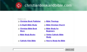 Christianbookandbible.com thumbnail