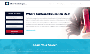 Christiancolleges.com thumbnail