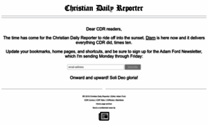 Christiandailyreporter.com thumbnail