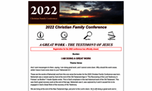 Christianfamilyconference.org thumbnail