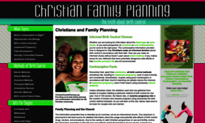 Christianfamilyplanning.org thumbnail