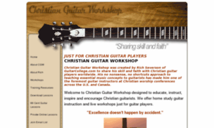 Christianguitarworkshop.com thumbnail