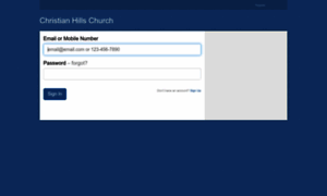 Christianhills.infellowship.com thumbnail