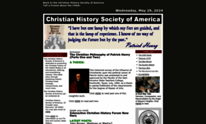 Christianhistorysociety.com thumbnail