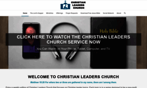Christianleaderschurch.org thumbnail