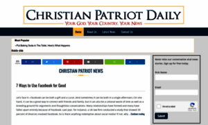 Christianpatriotdaily.com thumbnail