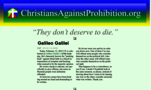 Christiansagainstprohibition.org thumbnail