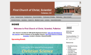 Christiansciencefullerton.org thumbnail