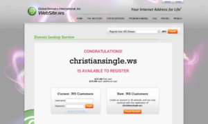 Christiansingle.ws thumbnail