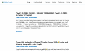 Christiansongs.christianportal.in thumbnail