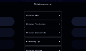 Christiansonic.net thumbnail