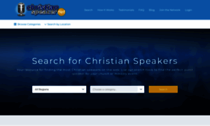 Christianspeaker.net thumbnail