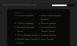 Christianspeakerservices.com thumbnail