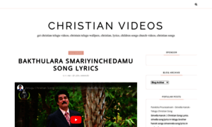 Christianteluguvideos.blogspot.in thumbnail