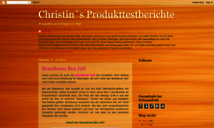 Christin-testberichte.blogspot.com thumbnail