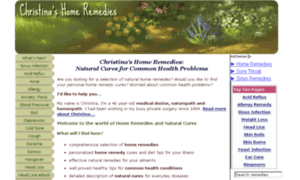 Christinas-home-remedies.com thumbnail