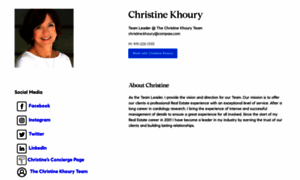 Christinekhoury.com thumbnail