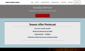 Christlutheranyork.com thumbnail