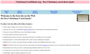 Christmas-carol-music.org thumbnail