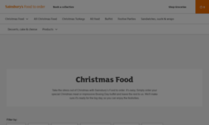 Christmasfood.sainsburys.co.uk thumbnail