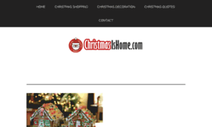 Christmasishome.com thumbnail