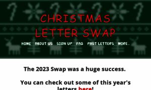 Christmasletterswap.com thumbnail