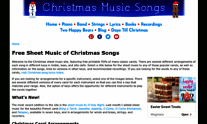 Christmasmusicsongs.com thumbnail