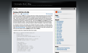 Christopherbeck.wordpress.com thumbnail