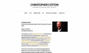 Christophercotton.ca thumbnail