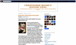 Christophermoorehistory.blogspot.com thumbnail
