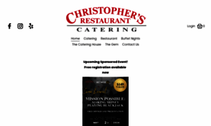 Christopherscatering.biz thumbnail