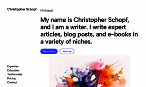 Christopherschopf.com thumbnail