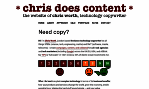 Chrisworth.com thumbnail