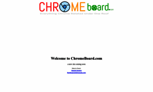 Chromeboard.com thumbnail