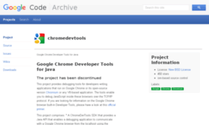 Chromedevtools.googlecode.com thumbnail