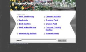 Chromeorebeneficiationplant.com thumbnail