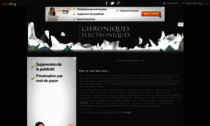 Chroniques-electroniques.over-blog.com thumbnail