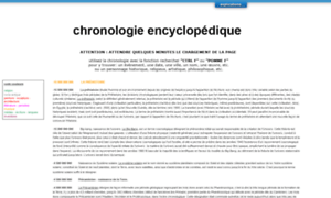 Chronologie-encyclopedique.fr thumbnail