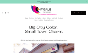 Chrysalishairdesign.com thumbnail