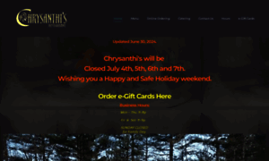 Chrysanthisrestaurant.com thumbnail