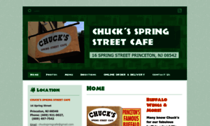 Chucksspringstreetcafe.com thumbnail