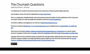 Chumashquestions.org thumbnail