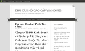 Chungcuvinhome.blog.com thumbnail