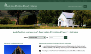 Churchhistories.net.au thumbnail