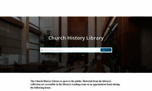 Churchhistorylibrary.org thumbnail