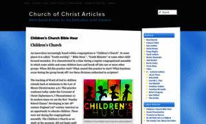Churchofchristarticles.com thumbnail
