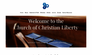 Churchofchristianliberty.org thumbnail